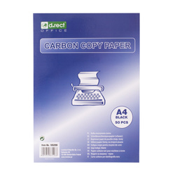 KALKA MASZYNOWA A4 D.RECT CZARNA 50SZT