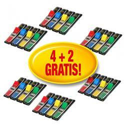 ZAKŁADKI INDEKSUJĄCE FOLIOWE 11,9X43,2MM 3M POST-IT® 683-4 4+2X35SZT