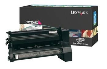 TONER ORYGINALNY ZWROTNY LEXMARK C7720MX MAGENTA 15000STR.