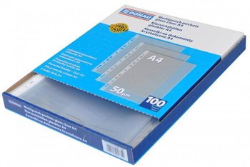 KOSZULKI KRYSTALICZNE A4 DONAU W PUDEŁKU PP 50MIC 100SZT