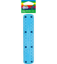 LINIJKA PLASTIKOWA 15CM FIORELLO GR-F150 ELASTYCZNA 130-1812