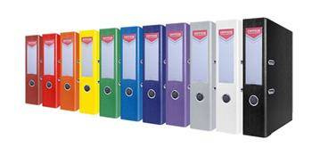 SEGREGATOR A4 PP OFFICE PRODUCTS OFFICER Z SZYNĄ 75MM CZERWONY