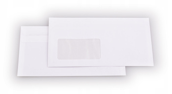 KOPERTA DL SK NC KOPERTY 11221300/50 BIAŁA OKNO LEWE 50SZT