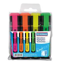 ZAKREŚLACZE DONAU D-TEXT MIX*4 1-5MM 4SZT