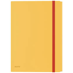 TECZKA Z GUMKĄ A4 LEITZ COSY 46190019 CIEPŁY ŻÓŁTY PP