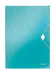 Teczka z gumką A4 LEITZ WOW 45990051 turkusowa PP 15mm