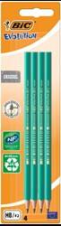 OŁÓWEK OSTRZONY BEZDRZEWNY BIC EVOLUTION ORIGINAL 650 HB 8902764 HB BLISTER 4SZT