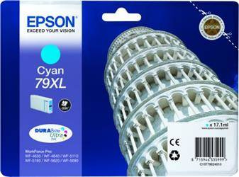 TUSZ ORYGINALNY EPSON T7902/79XL C13T79024010 CYAN 17,1 ML