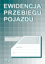 DRUK AKCYDENSOWY EWIDENCJA PRZEBIEGU POJAZDU DLA CELÓW PODATKU OD TOWARÓW I USŁUG A5 MICHALCZYK I PROKOP 32 STRONY