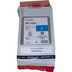TUSZ ORYGINALNY CANON PFI102C 0896B001 CYAN 130 ML