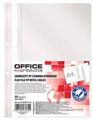SKOROSZYT WPINANY A4 OFFICE PRODUCTS 2 OTWORY BIAŁY PP 100/170MIKR