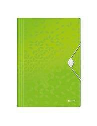 TECZKA Z GUMKĄ A4 LEITZ WOW 45990054 ZIELONA PP 15MM