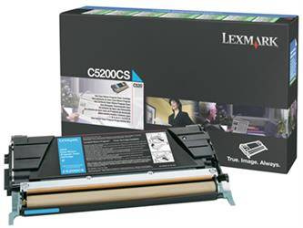 TONER ORYGINALNY LEXMARK C5200CS CYAN 1500 STRON
