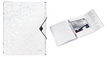 Teczka segregująca A4 LEITZ WOW 46340001 biała PP 12 przegródek