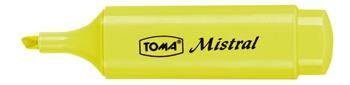 Zakreślacz TOMA MISTRAL TO-334 ŻÓŁTY PASTEL żółty pastel 1-5mm