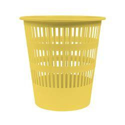 KOSZ NA ŚMIECI 12L DONAU PASTELOWY ŻÓŁTY PLASTIK