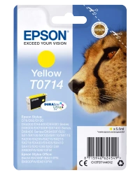 TUSZ ORYGINALNY EPSON T0714 C13T07144012 YELLOW 5,5 ML