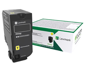 TONER ORYGINALNY LEXMARK 75B20Y0 YELLOW 10000 STRON
