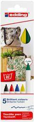 PISAKI TEKSTYLNY PUDEŁKO EDDING 4600 MIX KOLORÓW 1MM 5SZT