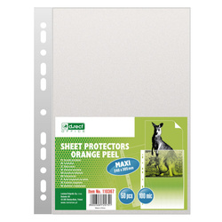 KOSZULKI GROSZKOWE A4 D.RECT MAXI 100MIC 50SZT