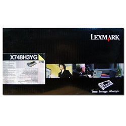 TONER ORYGINALNY LEXMARK X748H3YG YELLOW 10000 STRON
