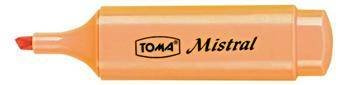 Zakreślacz TOMA MISTRAL TO-334 POM PASTEL pomarańczowy pastel 1-5mm