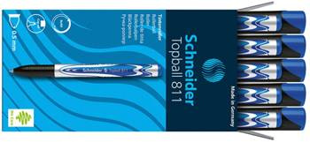 PIÓRO KULKOWE SCHNEIDER TOPBALL 811 NIEBIESKIE 0.5MM