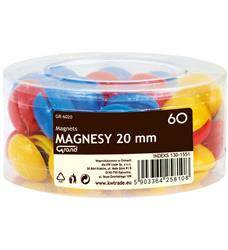 MAGNESY 20MM GRAND CM-205/GR-6020 130-1551 MIX KOLORÓW 60SZT