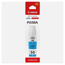 CANON ORYGINALNY INK / TUSZ GI-50 C, CYAN, 7700S, 9ML, 3403C001, CANON PIXMA G5050, G6050, GM2050