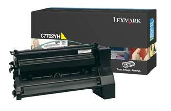 C770/C772 TONERYEL10K +REG LEXMARK C7702YH