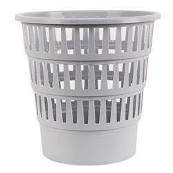 KOSZ NA ŚMIECI 16L OFFICE PRODUCTS SZARY PLASTIK AŻUROWY