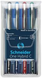 PIÓRO KULKOWE SCHNEIDER ONE HYBRID C 0 MIX KOLORÓW 0.3MM 4SZT