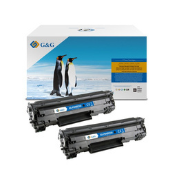 G&G KOMPATYBILNY TONER Z CB435A, CB436A, CE285A, CE278A, CRG128, 728, 725, BLACK, 2000S, NT-PH435CUU, HP 35A, DLA HP LASERJET P100