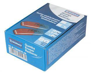 GUMKA DO ŚCIERANIA DONAU NIEBIESKO-CZERWONA 40X14X8MM