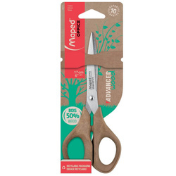 NOŻYCZKI 170MM MAPED ADVANCED WOOD BLISTER KARTONOWY