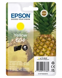 EPSON ORYGINALNY INK / TUSZ C13T10G44010, T10G440, 604, YELLOW, 2.4ML, EPSON XP-2200, XP-3200, XP-4200, WF-2930DWF, WF-2950DWF