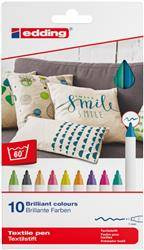 MARKER DO TKANIE EDDING 4600/10 S MIX KOLORÓW 1MM 10SZT