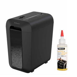NISZCZARKA A4 FELLOWES LX65 4400701 CZARNA 10KRT ŚCINKI 4X40MM 22 LITRY + OLEJ 120ML GRATIS