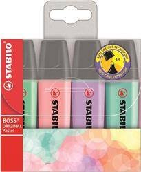 ZAKREŚLACZ STABILO BOSS 70/4-2 MIX*4 PASTEL 2-5MM 4SZT.