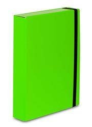 Teczka z gumką VAUPE CARIBIC 341/15 jasno zielona PP 2mm 50mm