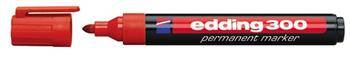 MARKER PERMANENTNY EDDING 300 CZERWONY 1.5-3MM