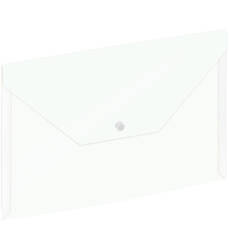 TECZKA KOPERTOWA NA GUZIK A4 EAGLE 9113 120-1446 TRANSPARENTNA BIAŁA PP