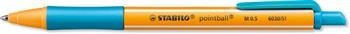 Długopis automatyczny STABILO POINTBALL 6030/51 turkusowy 0.7
