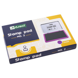 PODUSZKA DO STEMPLI 110X70MM D.RECT NO.2 FIOLETOWA