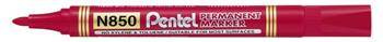 MARKER PERMANENTNY PENTEL N850-B CZERWONY OKRĄGŁA 4.5MM