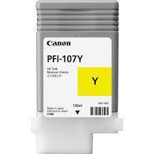 TUSZ ORYGINALNY CANON PFI107Y 6708B001 YELLOW 130 ML