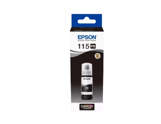 EPSON 115 ORYGINALNY INK / TUSZ C13T07D14A, PHOTO BLACK, EPSON ECOTANK L8160, L8180