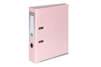 Segregator A4 tektura VAUPE FCK 50mm 062/10 pastelowy różowy dźwigniowy