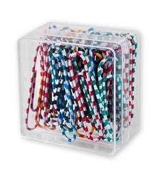 SPINACZE OKRĄGŁE 50MM VICTORY OFFICE PRODUCTS 60Z50630-99 ZEBRA MIX KOLORÓW METALOWEPOWLEKANE W POJEMNIKU PLASTIKOWYM 30SZT