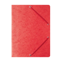 TECZKA Z GUMKĄ A4 BANTEX 400087823 CZERWONA PRESZPANOWA